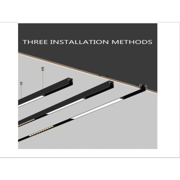 safety voltage DC48V recessed light track rail magnetic